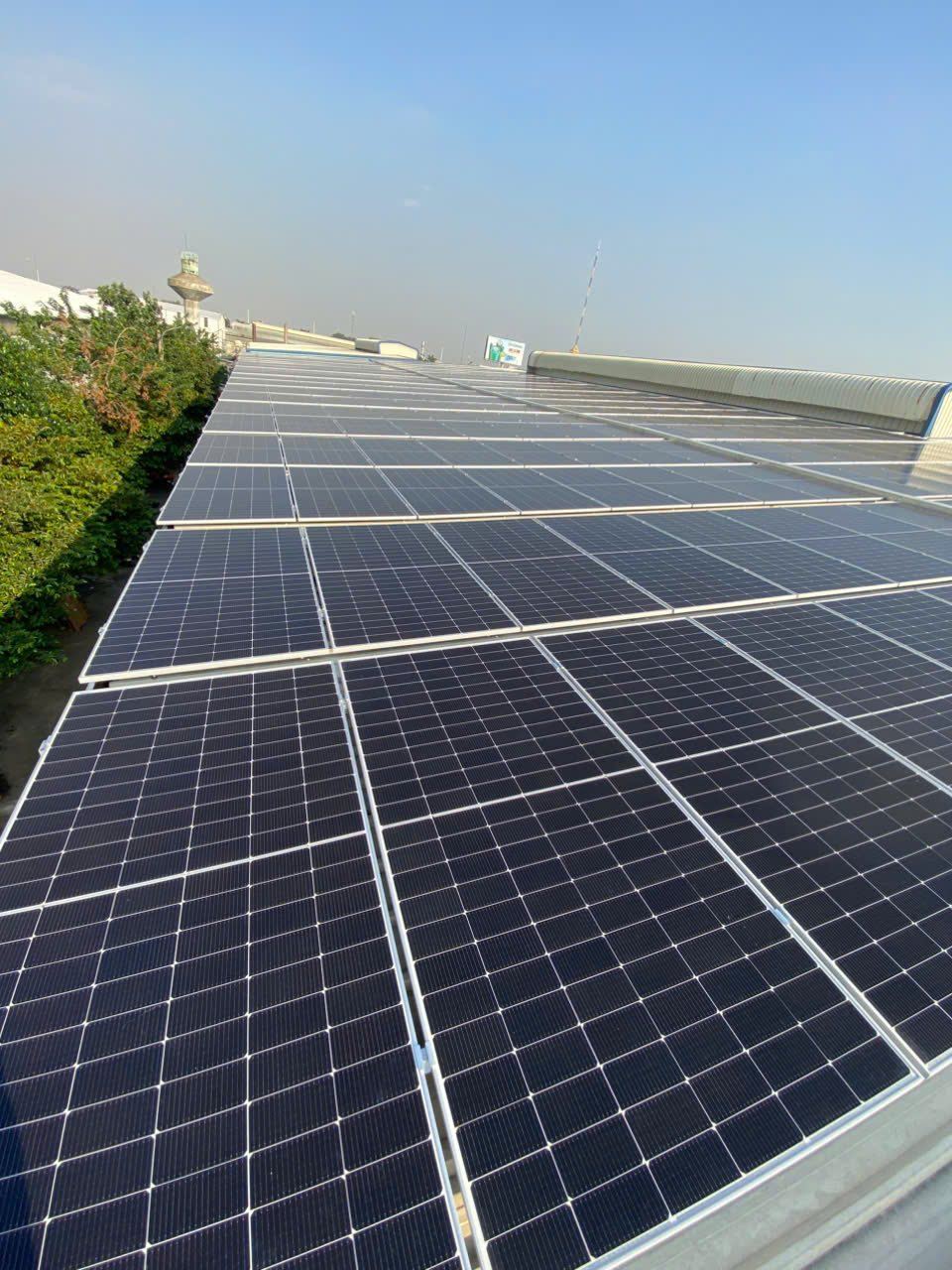Dàn pin 557 kWp — Công ty TNHH Hợp Lực Cảng Việt, Hải Phòng (iGreen thi công 10/2025).